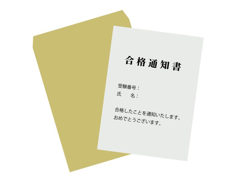 合格通知書